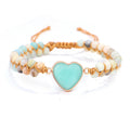 Creative Woven Double Entanglement Stone Beads Yoga Bracelet