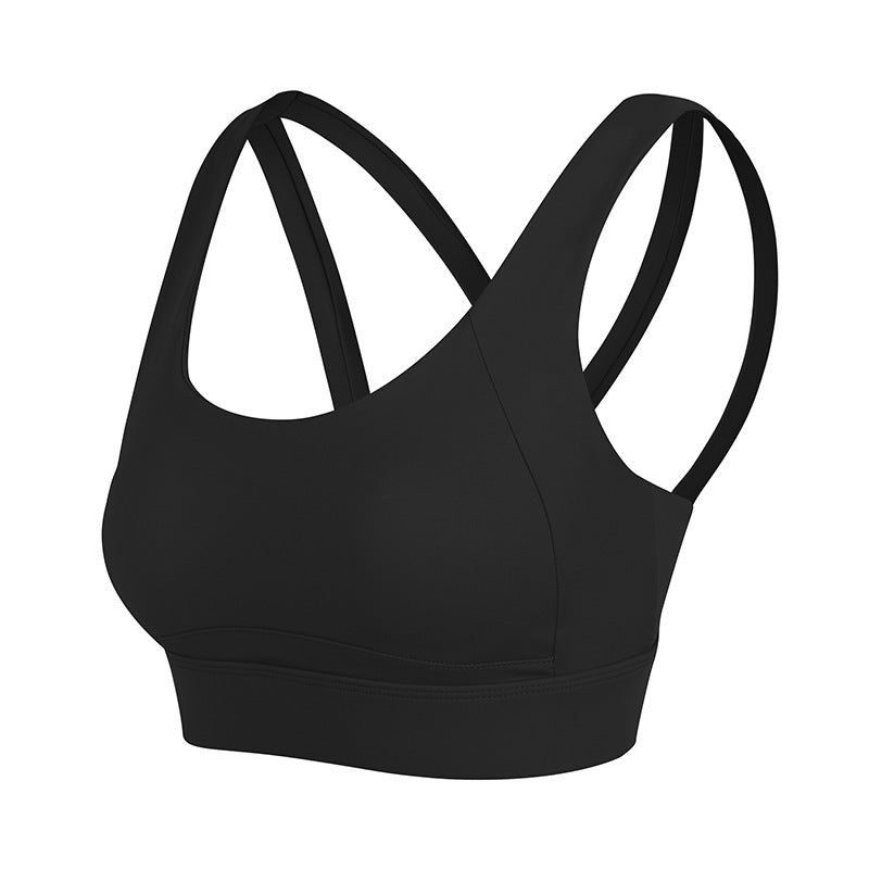 Crossover One-piece Shockproof Yoga Underwear