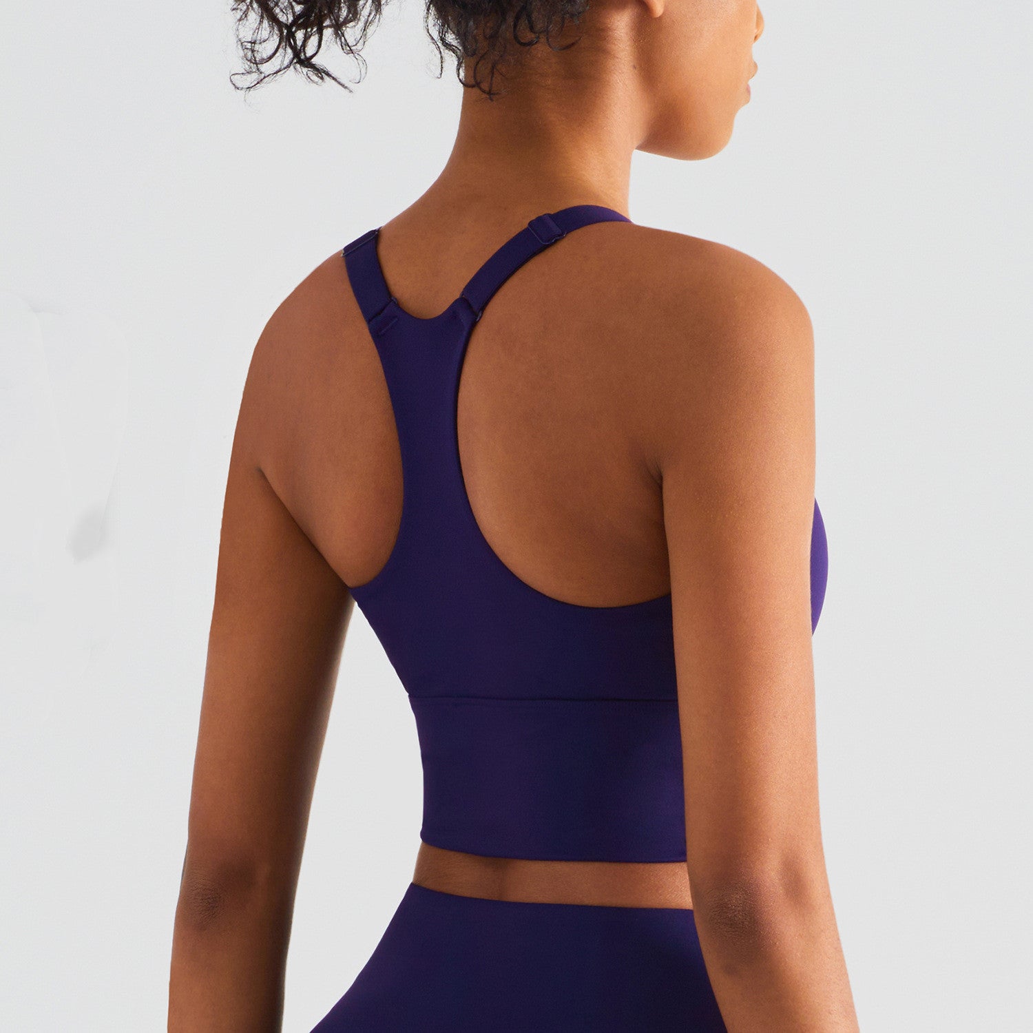 Double-sided Elastic Adjustable With Chest Pad European And American Beauty Back Yoga Sports Bra