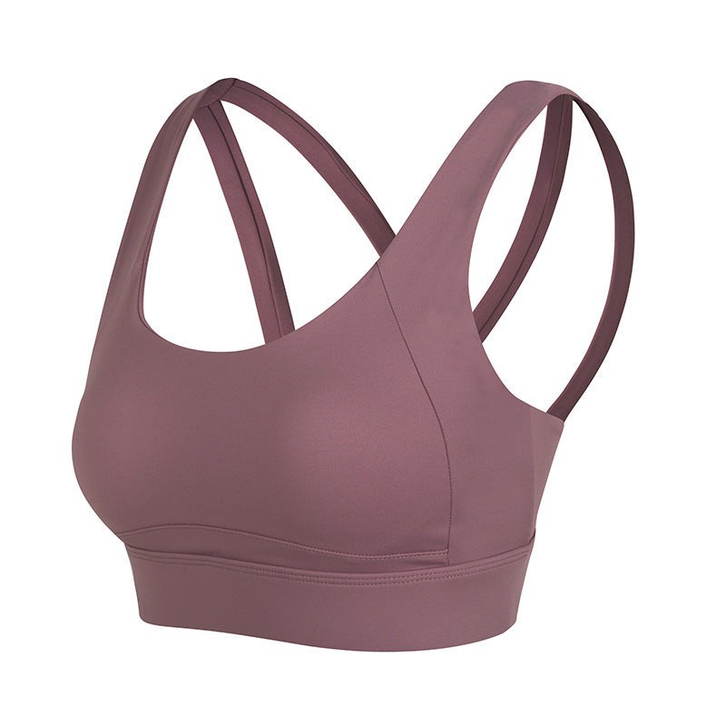 Crossover One-piece Shockproof Yoga Underwear