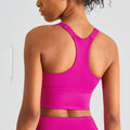 Double-sided Elastic Adjustable With Chest Pad European And American Beauty Back Yoga Sports Bra