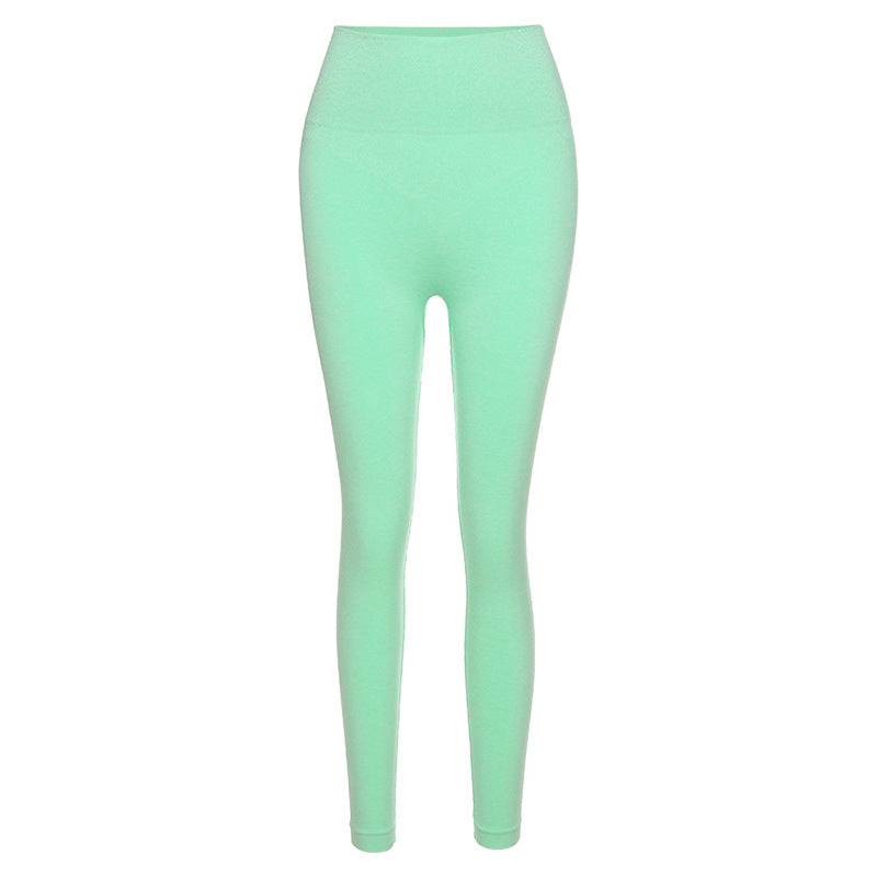 Seamless Sling Beauty Back Yoga Exercise Fitness Suit